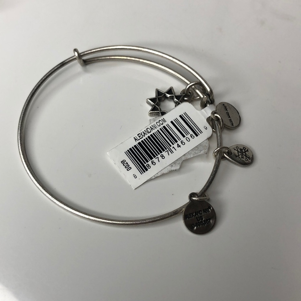 Alex and Ani 8-Point Star Charm Bangle - Picture 2 of 3